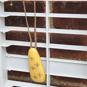 Vintage Lucite‎ pendant